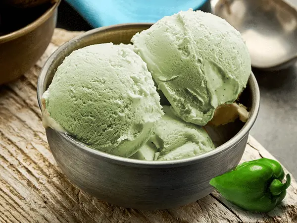 Green Chili Ice Cream 