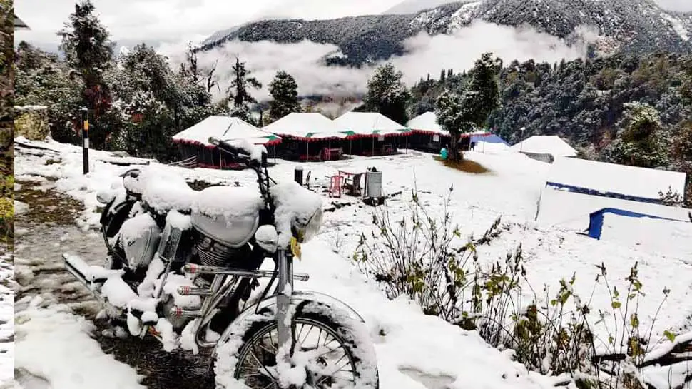 Mini Switzerland: First snowfall of Chopta-Dugalbitta
