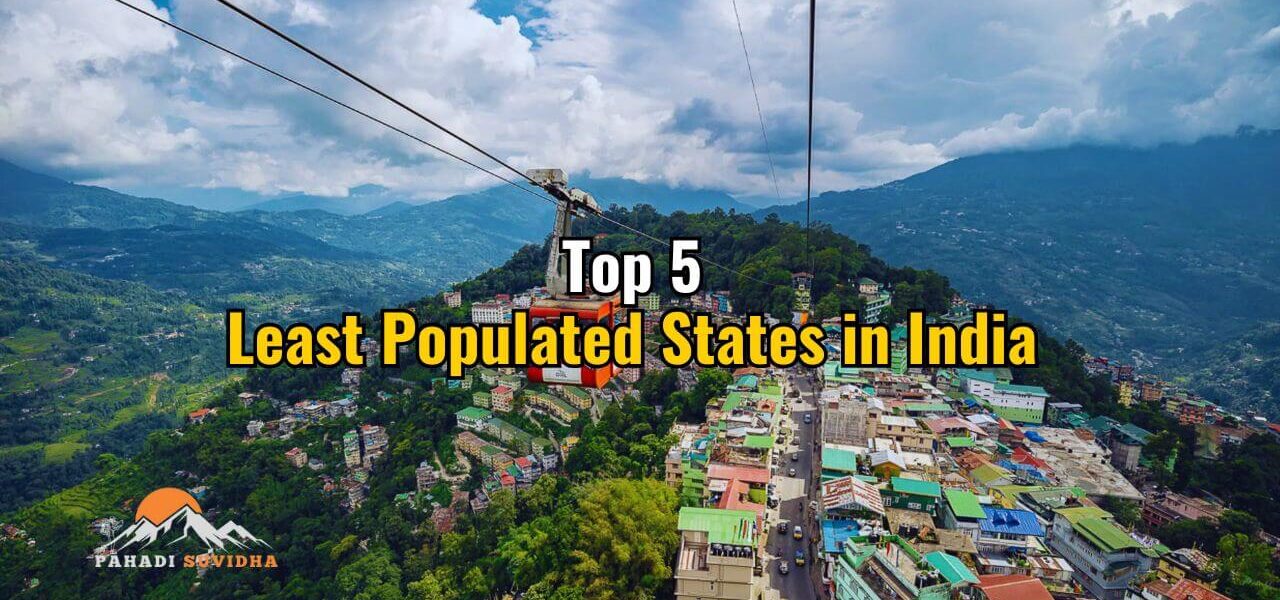 Least Populated States in India