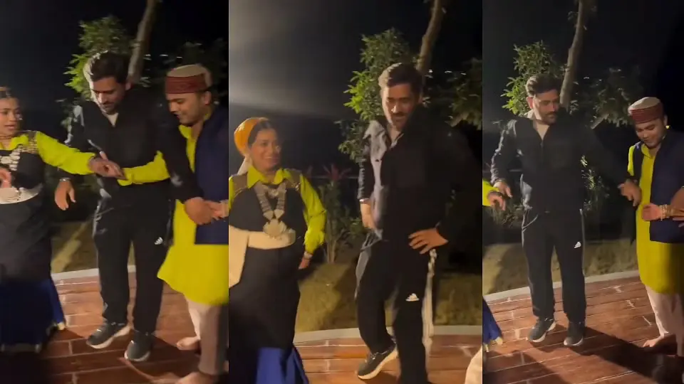 Mahi Dancing On Pahadi Song